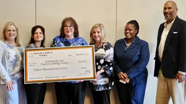 Community Care Food & Clothing Pantry received $15,000 
