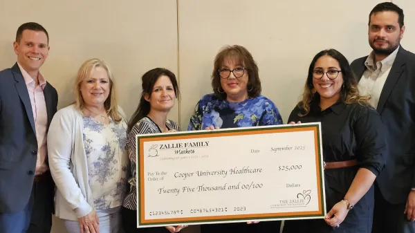 Cooper University Healthcare received $25,000