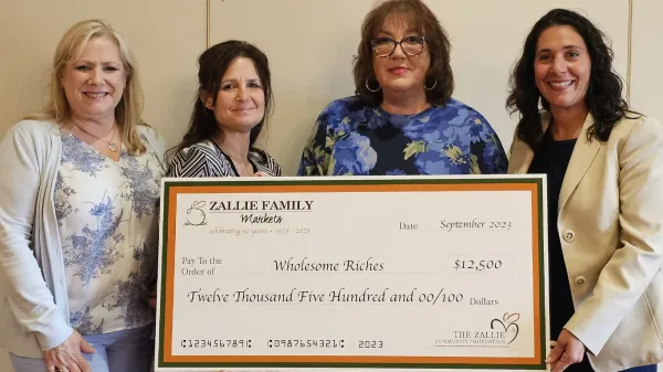 Wholesome Riches received $12,500